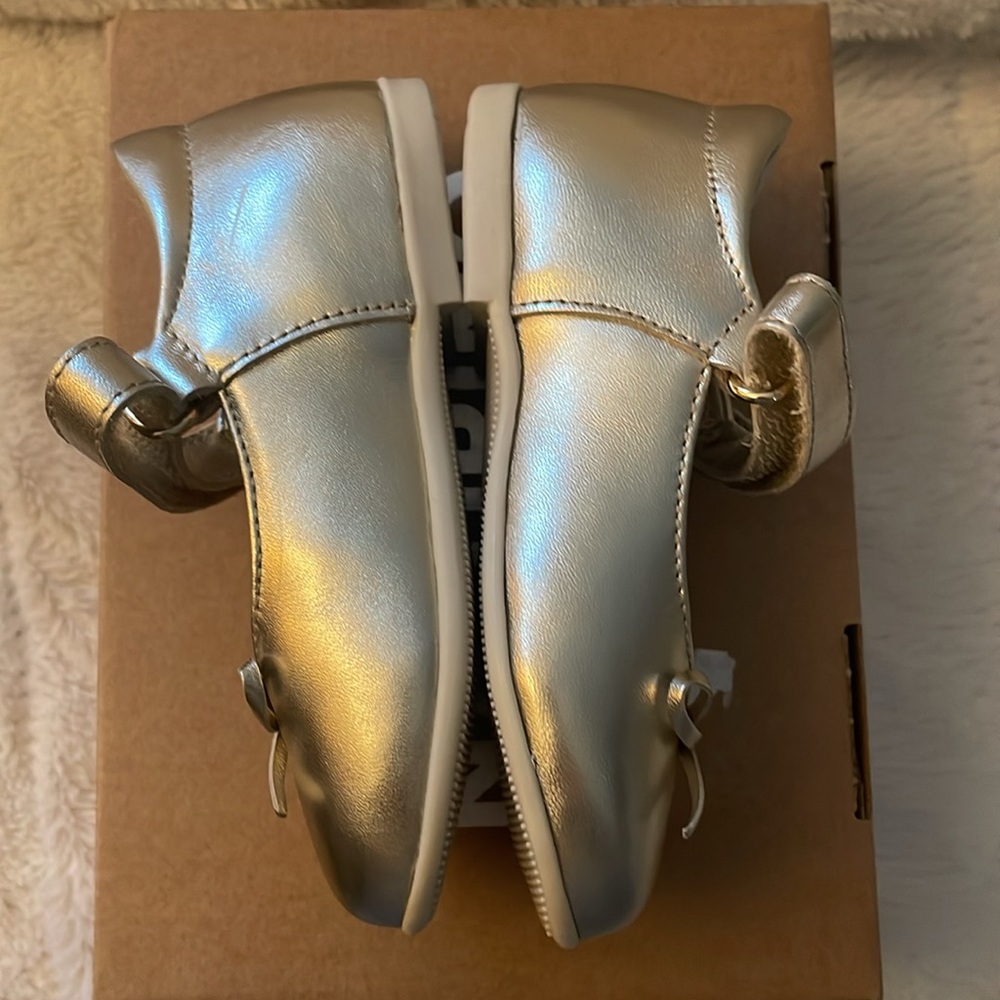 NWT Naturino Ballet Metallic in Platinum - Picture 14 of 16